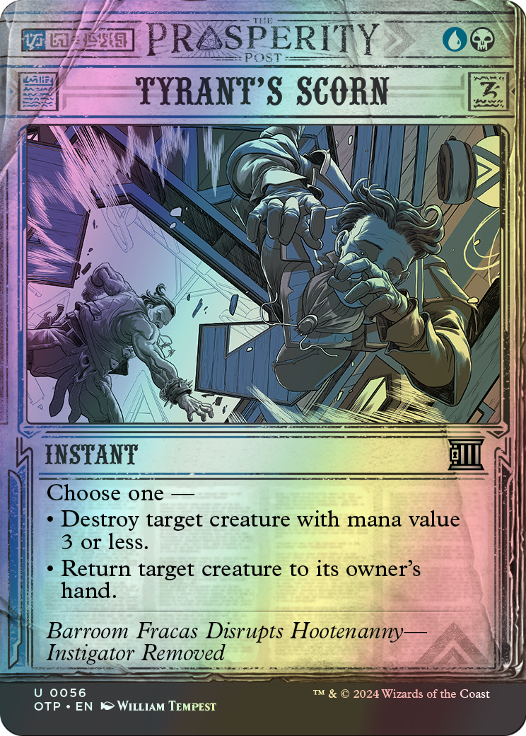 Tyrant's Scorn (OTP) #56 [EN/F]