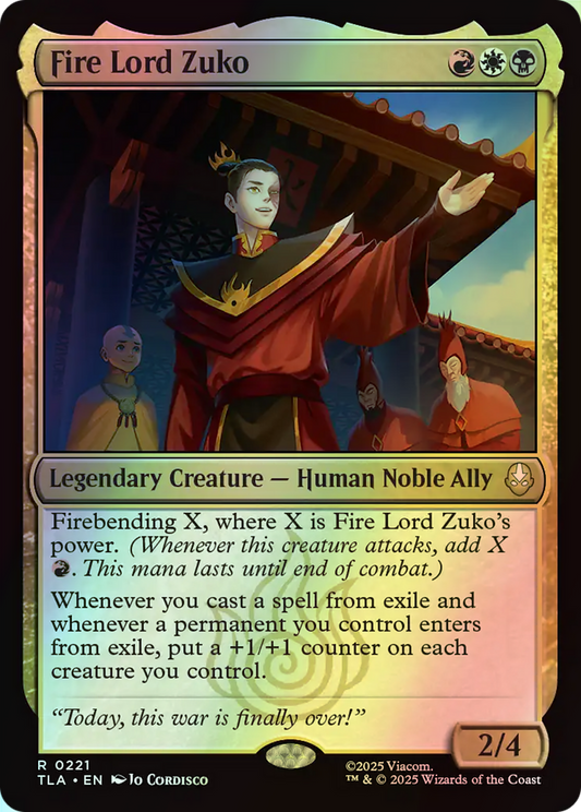 Fire Lord Zuko (TLA) #221 [EN/F] s/o