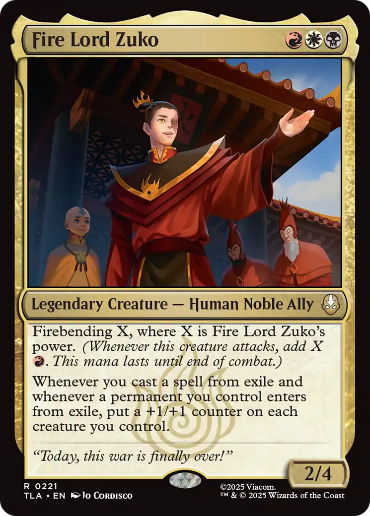 Fire Lord Zuko (TLA) #221 [EN/N] s/o