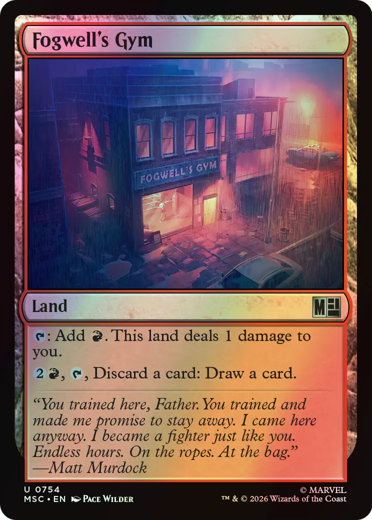 Fogwell's Gym (MSC) #754 [EN/F]
