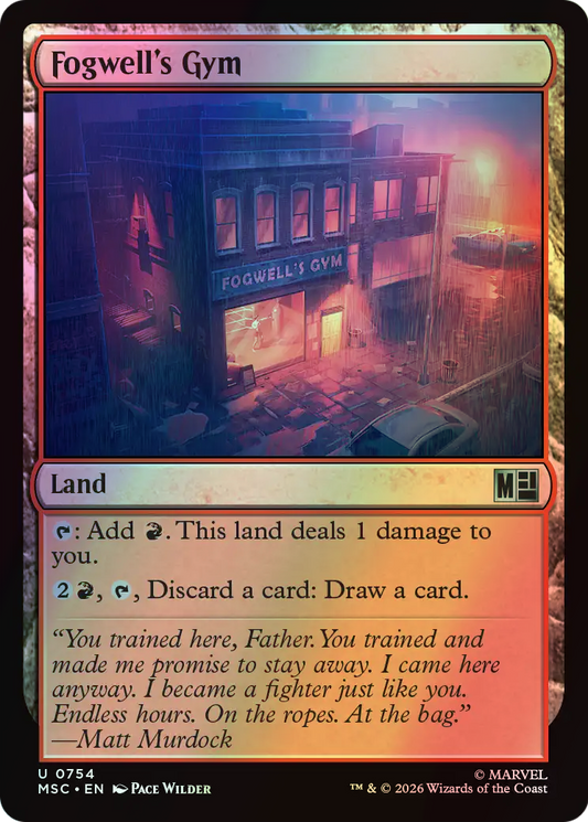Fogwell's Gym (MSC) #754 [EN/F]