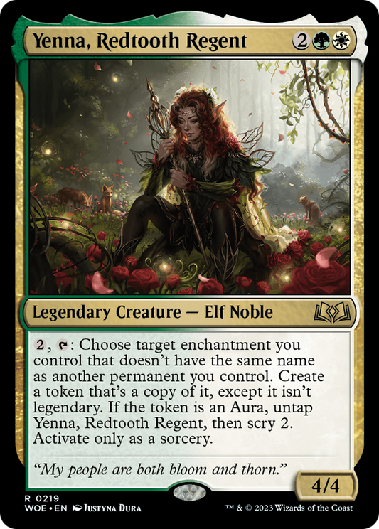 Yenna, Redtooth Regent (WOE) #219 [EN/N] s/o
