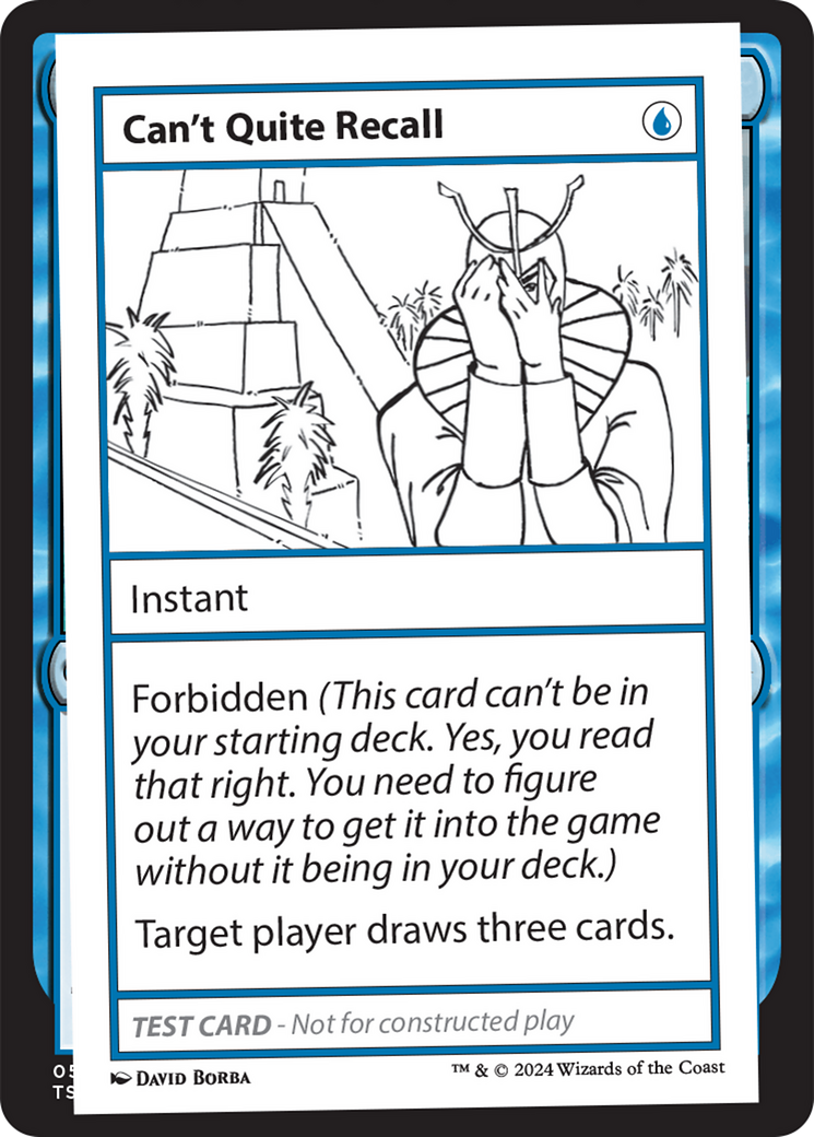 Can't Quite Recall (MB2) #527 [EN/N]