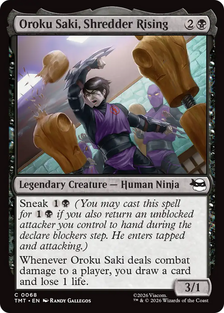 Oroku Saki, Shredder Rising (TMT) #68 [EN/N]
