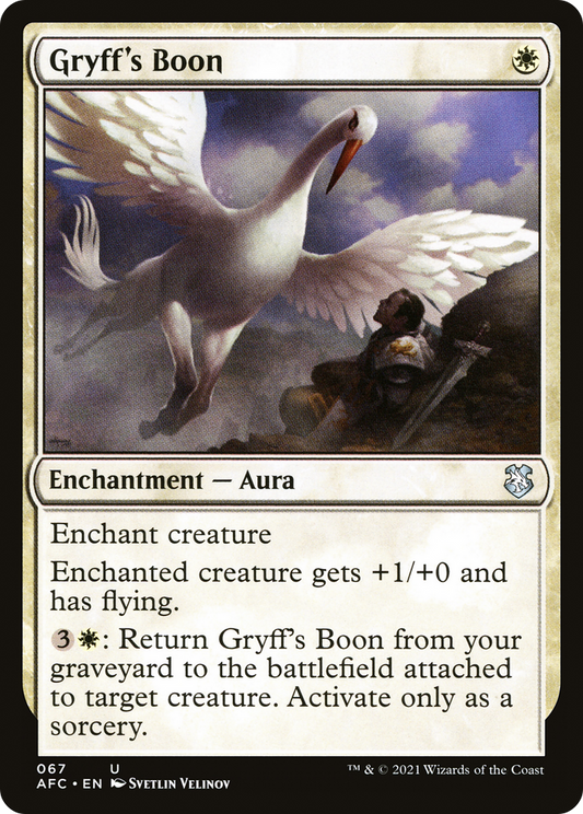 Gryff's Boon (AFC) #67 [EN/N] s/o