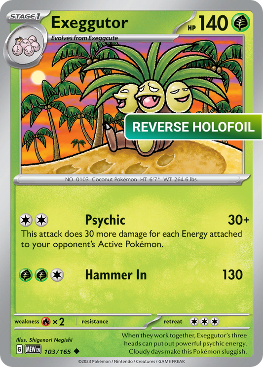 Exeggutor (MEW) #103 [EN/R] s/o