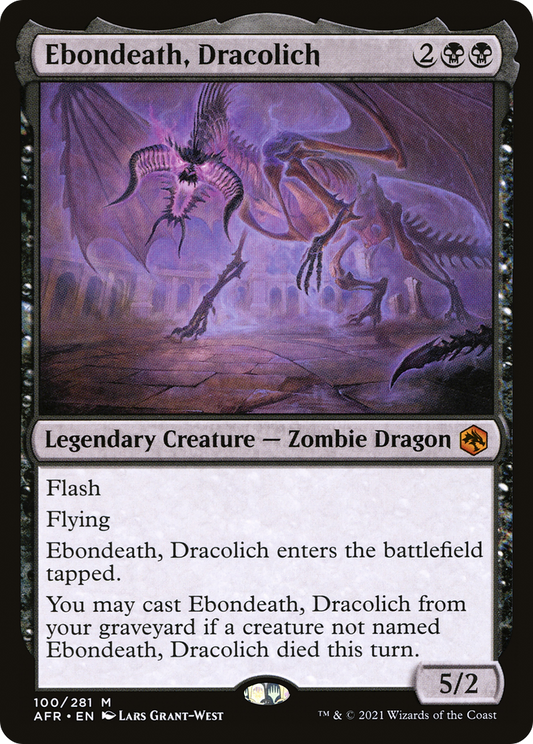 Ebondeath, Dracolich (AFR) #100 [EN/N]