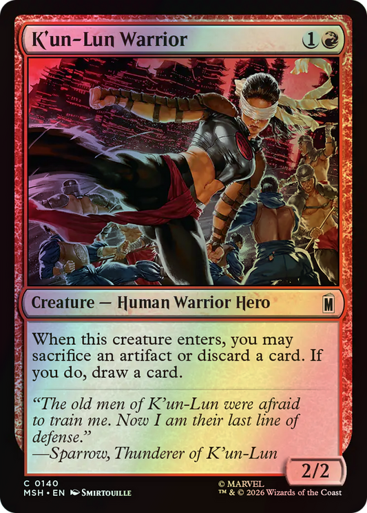 K'un-Lun Warrior (MSH) #140 [EN/F]