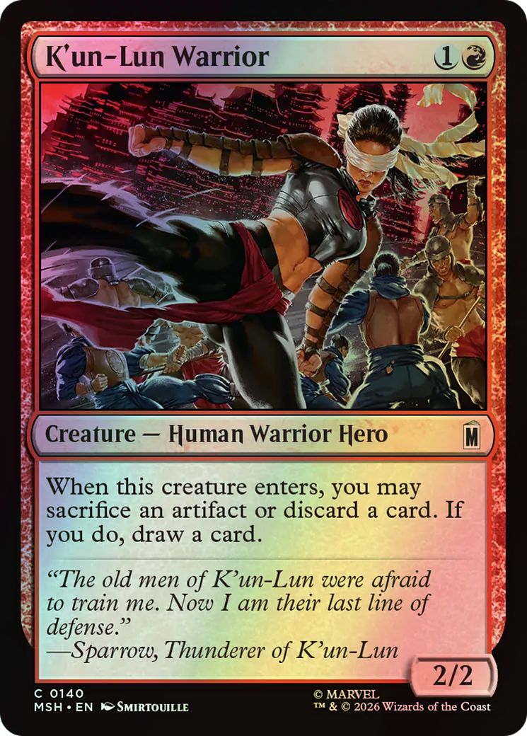 K'un-Lun Warrior (MSH) #140 [EN/F]