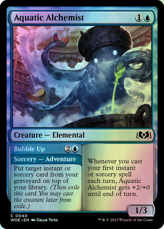 Aquatic Alchemist // Bubble Up (WOE) #40 [EN/F] s/o