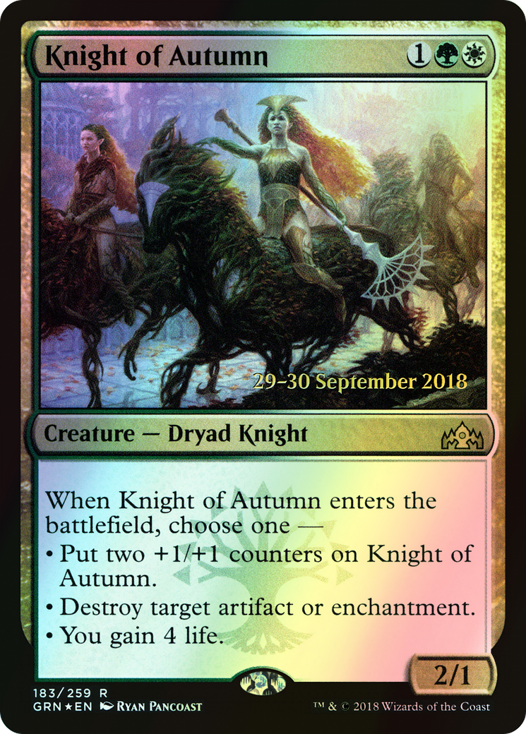 Knight of Autumn (PGRN) #183s [EN/F]