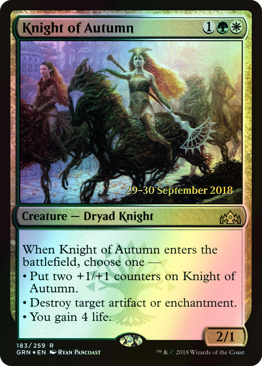 Knight of Autumn (PGRN) #183s [EN/F]
