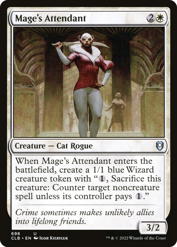 Mage's Attendant (CLB) #698 [EN/N]