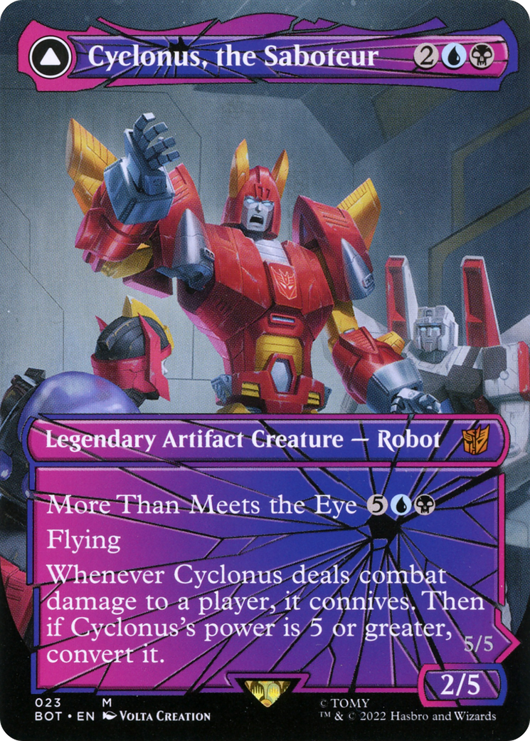 Cyclonus, the Saboteur // Cyclonus, Cybertronian Fighter (BOT) #23 [EN/N]