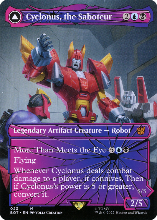 Cyclonus, the Saboteur // Cyclonus, Cybertronian Fighter (BOT) #23 [EN/N]