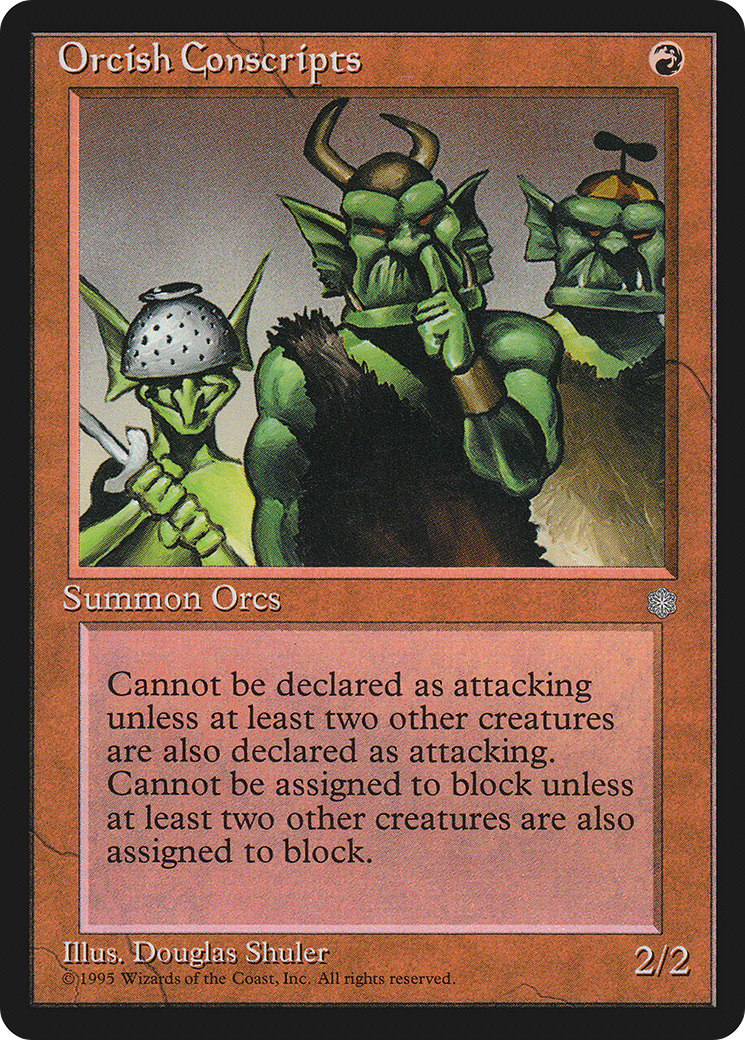 Orcish Conscripts (ICE) #206 [EN/N]
