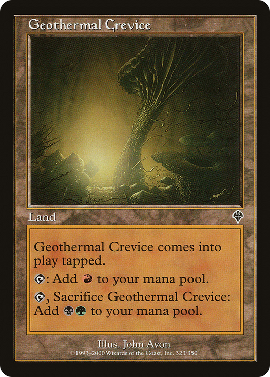 Geothermal Crevice (INV) #323 [EN/N] s/o