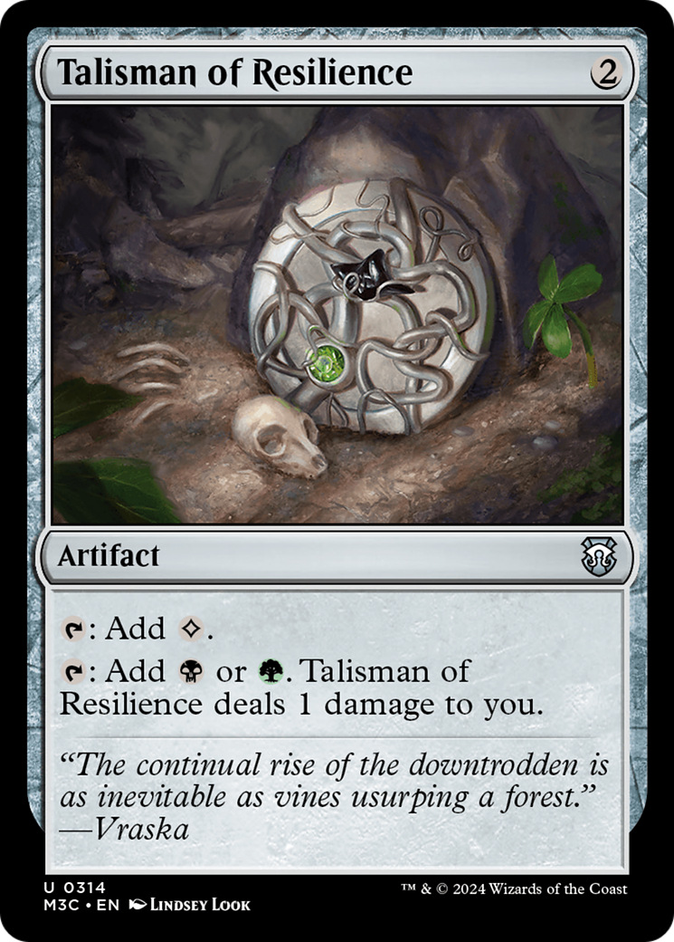 Talisman of Resilience (M3C) #314 [EN/N] s/o