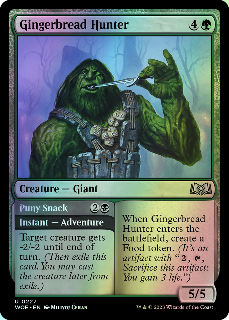 Gingerbread Hunter // Puny Snack (WOE) #227 [EN/F]