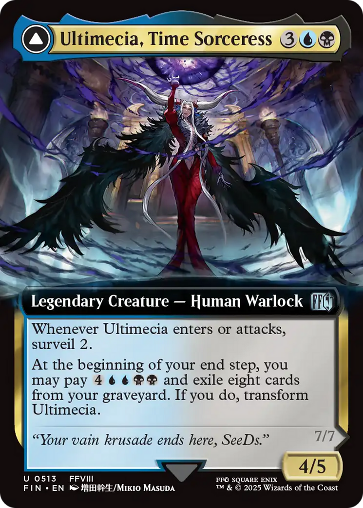 Ultimecia, Time Sorceress // Ultimecia, Omnipotent (FIN) #513 [EN/N] s/o