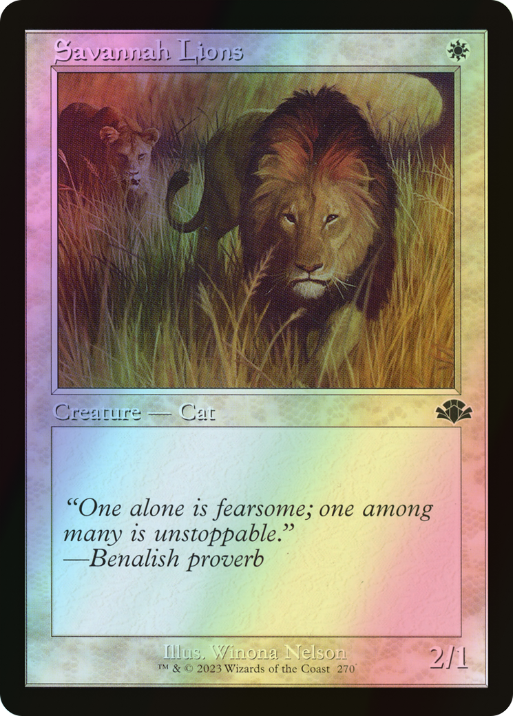 Savannah Lions (DMR) #270 [EN/F]