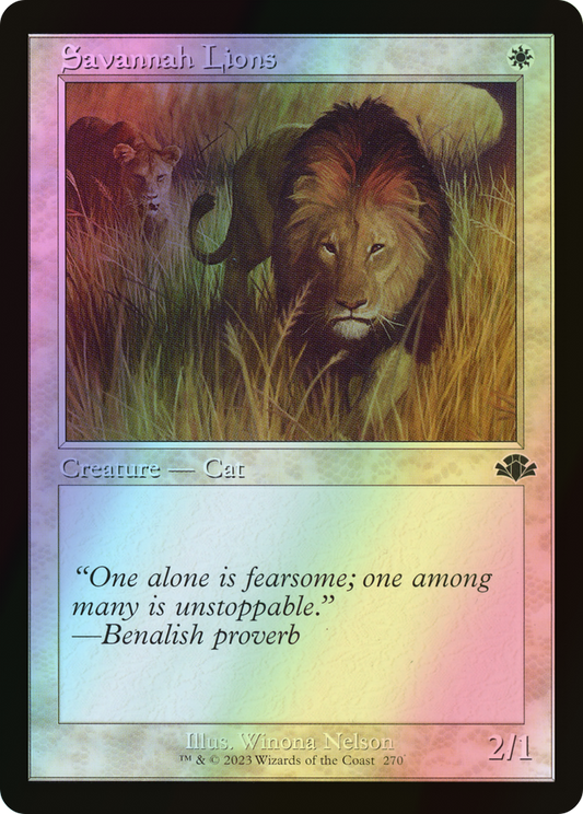 Savannah Lions (DMR) #270 [EN/F]