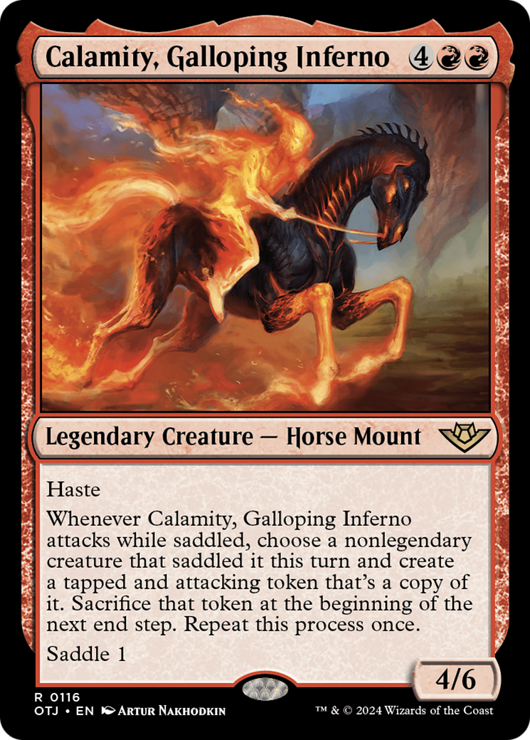 Calamity, Galloping Inferno (OTJ) #116 [EN/N] s/o