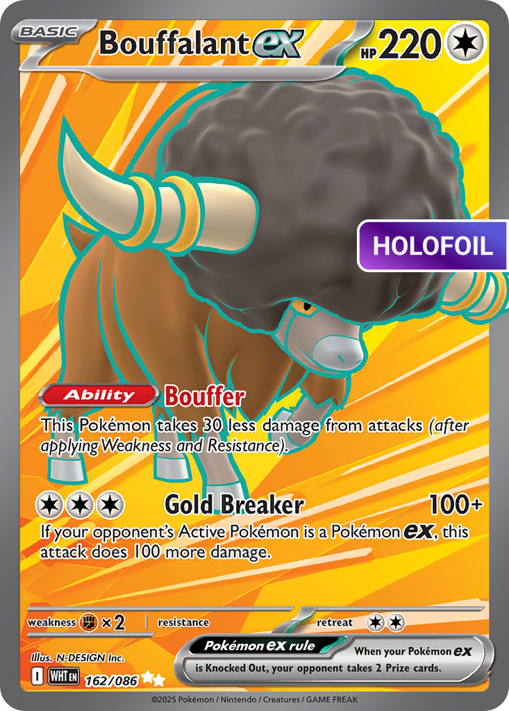 Bouffalant ex - 162/086 (WHT) #162 [EN/H]