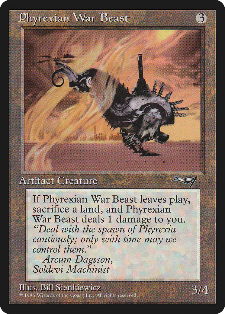 Phyrexian War Beast (ALL) #127a [EN/N]
