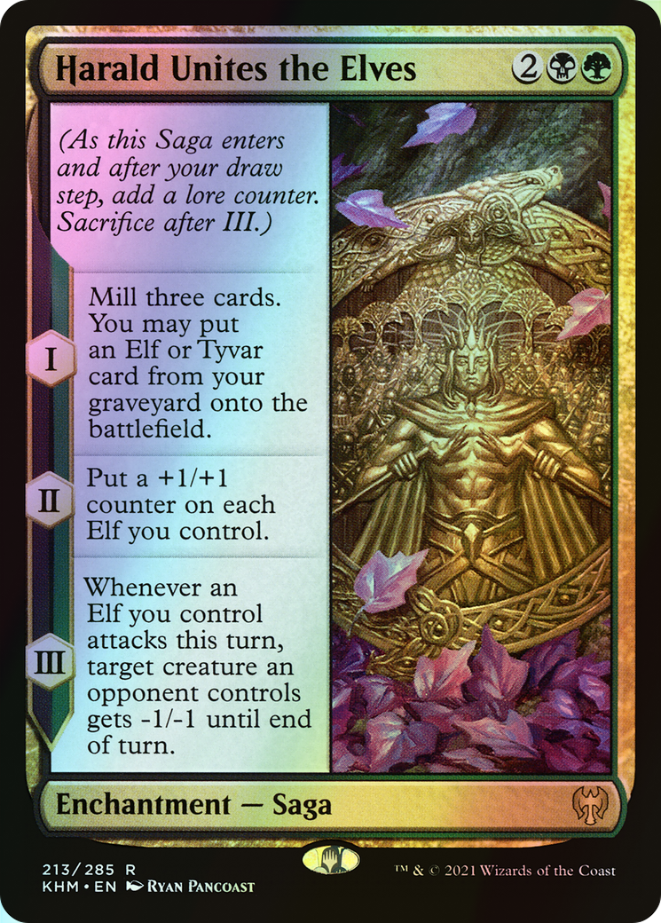 Harald Unites the Elves (KHM) #213 [EN/F]