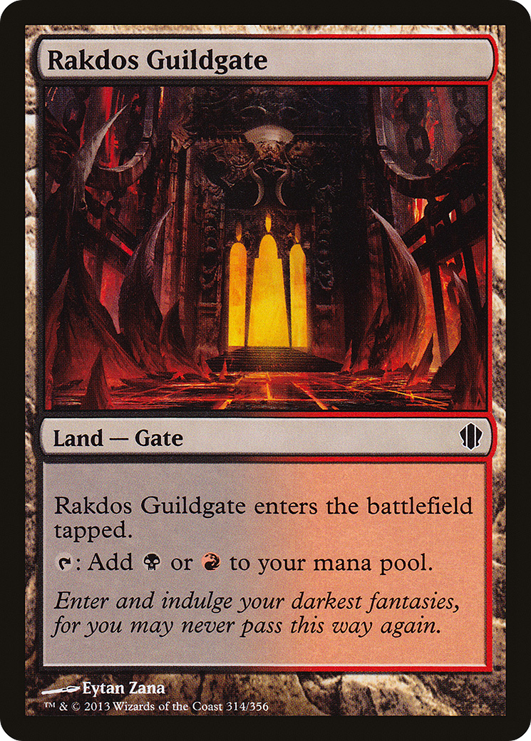 Rakdos Guildgate (C13) #314 [EN/N]