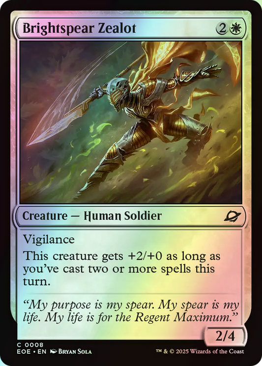 Brightspear Zealot (EOE) #8 [EN/F]