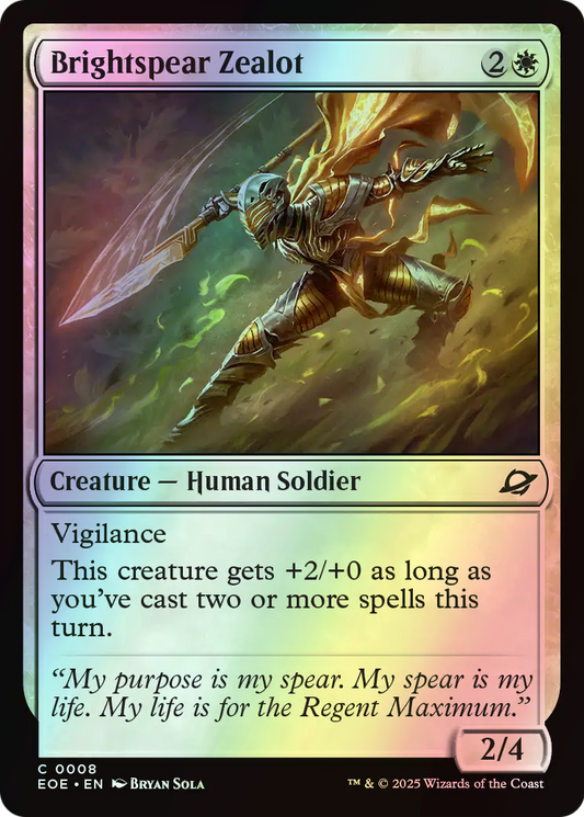 Brightspear Zealot (EOE) #8 [EN/F]