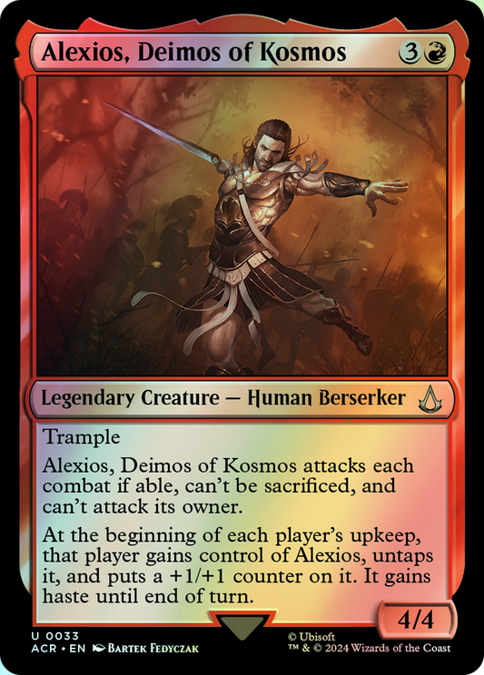 Alexios, Deimos of Kosmos (ACR) #33 [EN/F] s/o