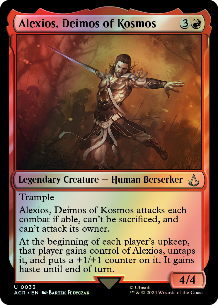 Alexios, Deimos of Kosmos (ACR) #33 [EN/F] s/o