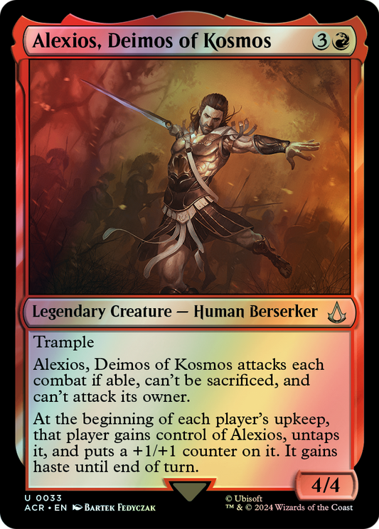 Alexios, Deimos of Kosmos (ACR) #33 [EN/F] s/o
