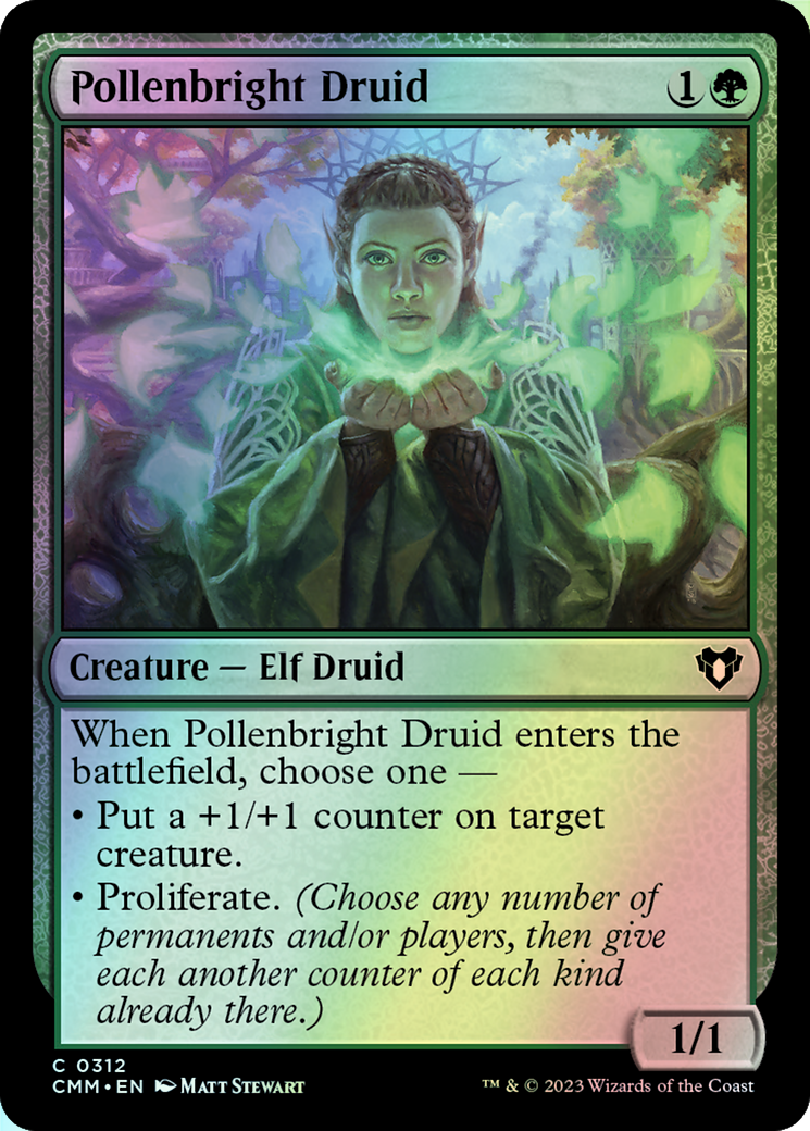 Pollenbright Druid (CMM) #312 [EN/F] s/o
