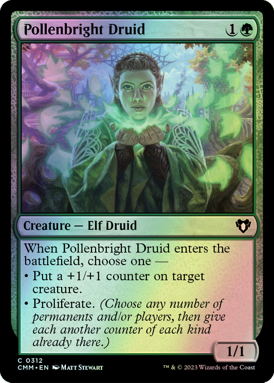 Pollenbright Druid (CMM) #312 [EN/F] s/o