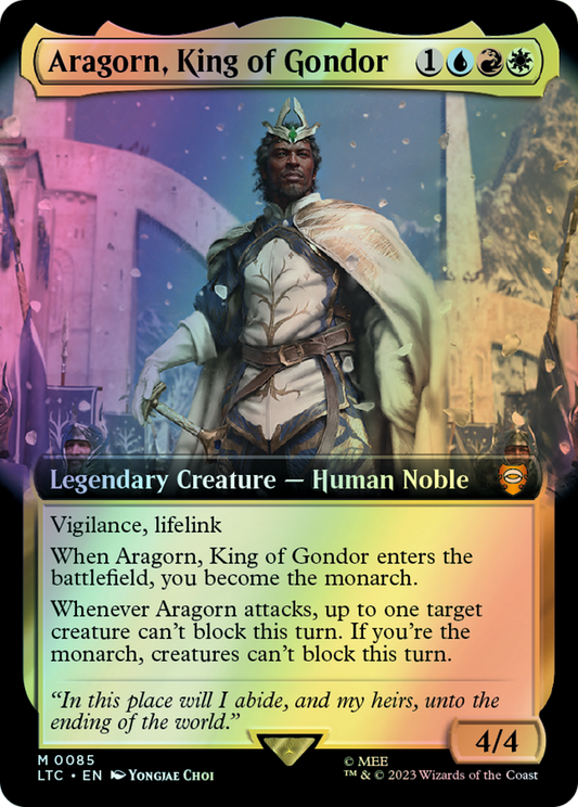 Aragorn, King of Gondor (LTC) #85 [EN/F] s/o
