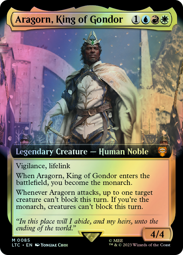 Aragorn, King of Gondor (LTC) #85 [EN/F] s/o