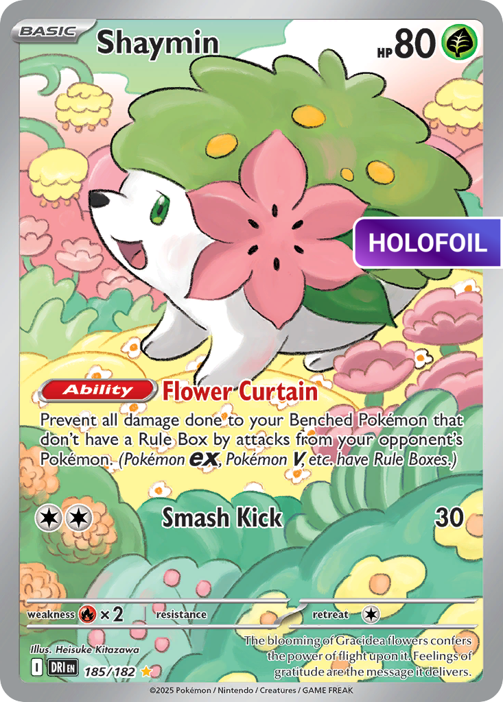 Shaymin - 185/182 (DRI) #185 [EN/H] s/o