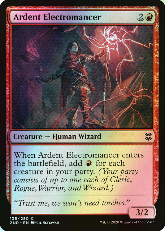 Ardent Electromancer (ZNR) #135 [EN/F]