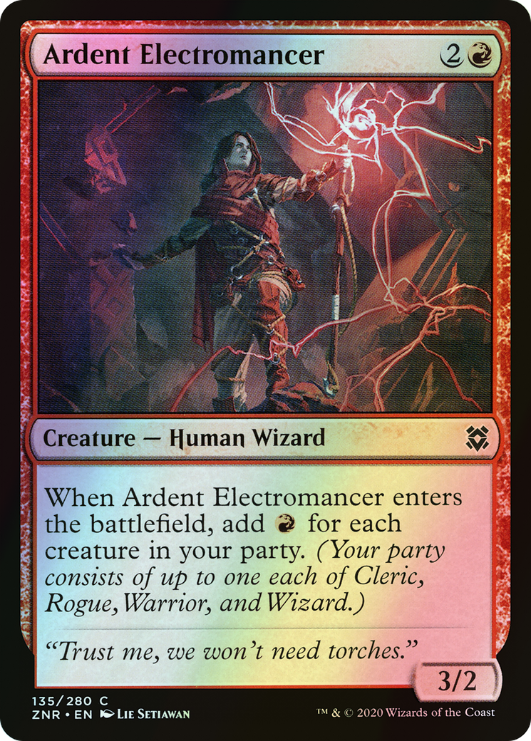 Ardent Electromancer (ZNR) #135 [EN/F]