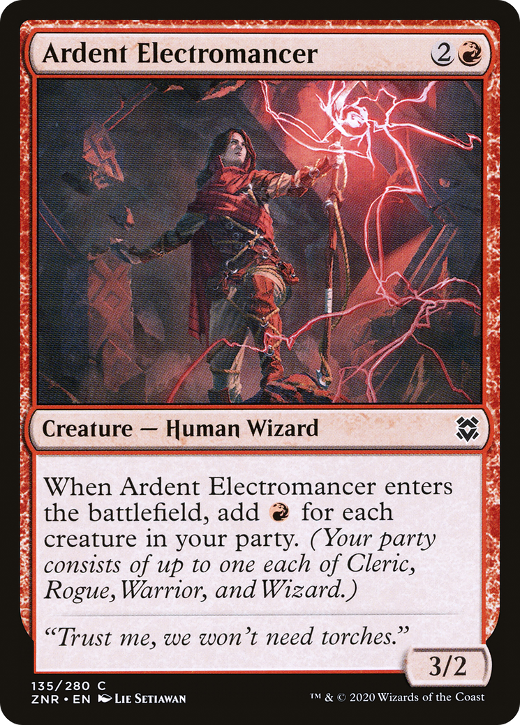Ardent Electromancer (ZNR) #135 [EN/N]