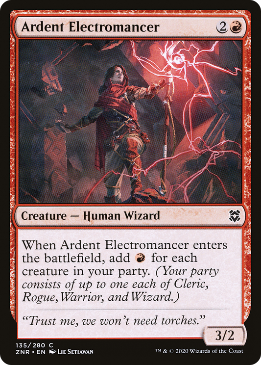 Ardent Electromancer (ZNR) #135 [EN/N]