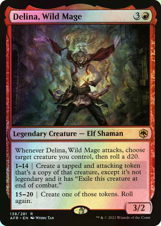 Delina, Wild Mage (AFR) #138 [EN/F] s/o