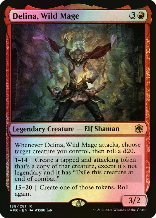 Delina, Wild Mage (AFR) #138 [EN/F] s/o