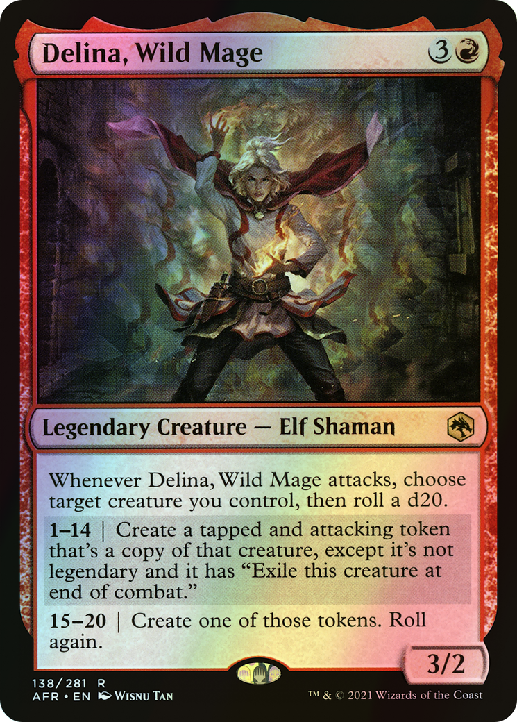 Delina, Wild Mage (AFR) #138 [EN/F] s/o