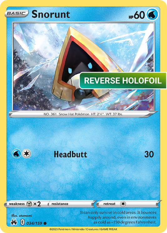 Snorunt (CRZ) #034 [EN/R] s/o
