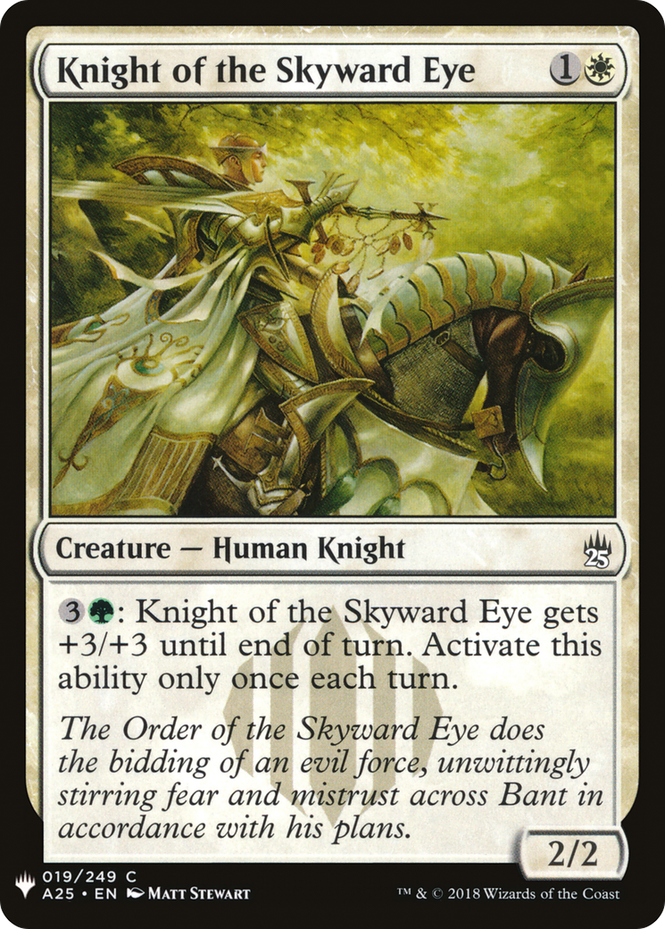 Knight of the Skyward Eye (PLST) #A25-19 [EN/N]